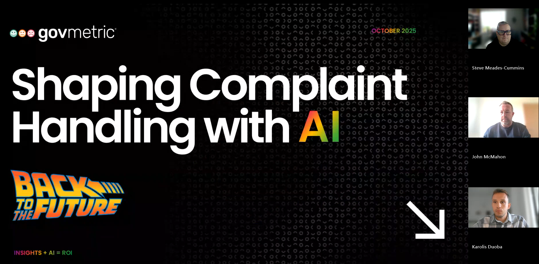 Shaping complaints with AI webinar