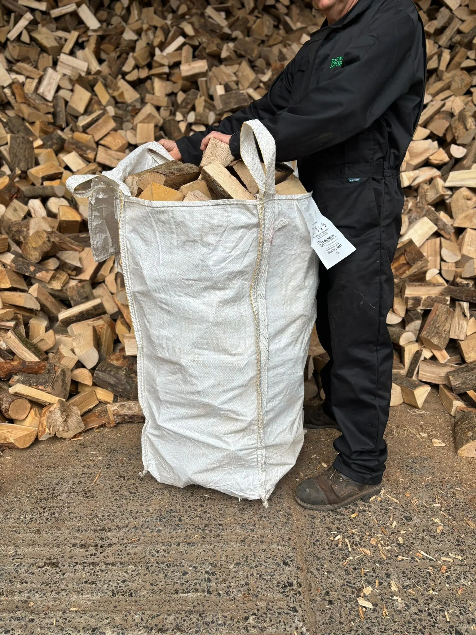 Bowland Bionenergy Tall Bag Logs - Hardwood