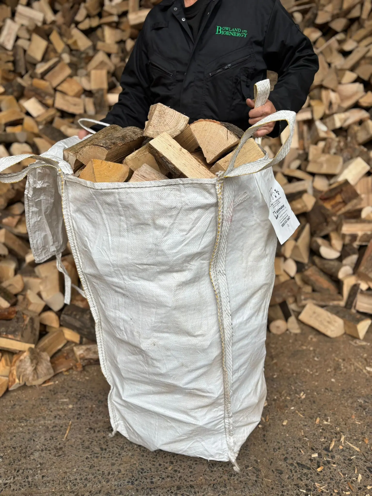 Bowland Bionenergy Tall Bag Logs - Hardwood