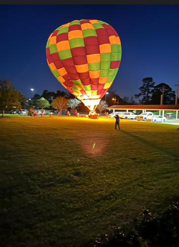 The Crossings resident Linnie Hyde celebrated her 100th birthday with an unforgettable surprise as a real hot air balloon touched down in the courtyard.