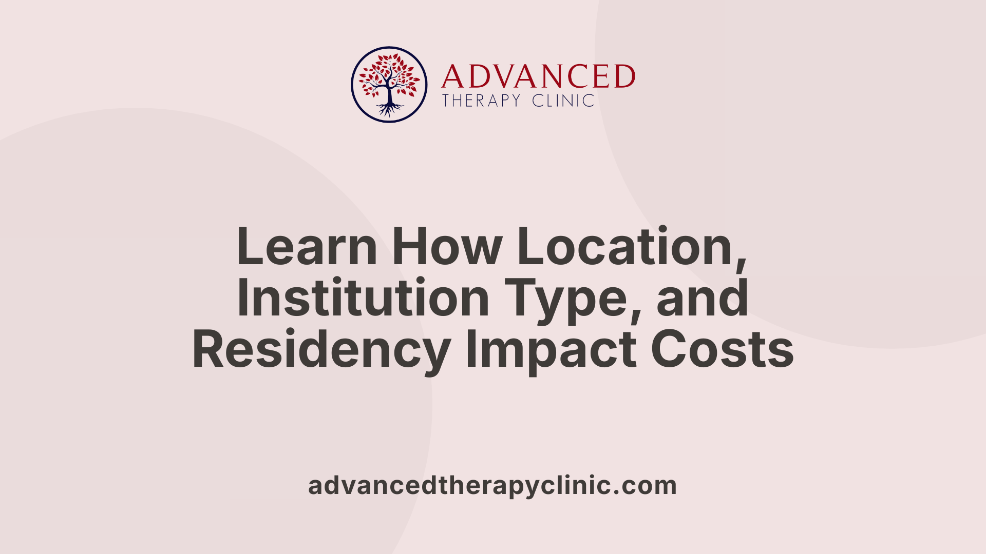 Learn How Location, Institution Type, and Residency Impact Costs