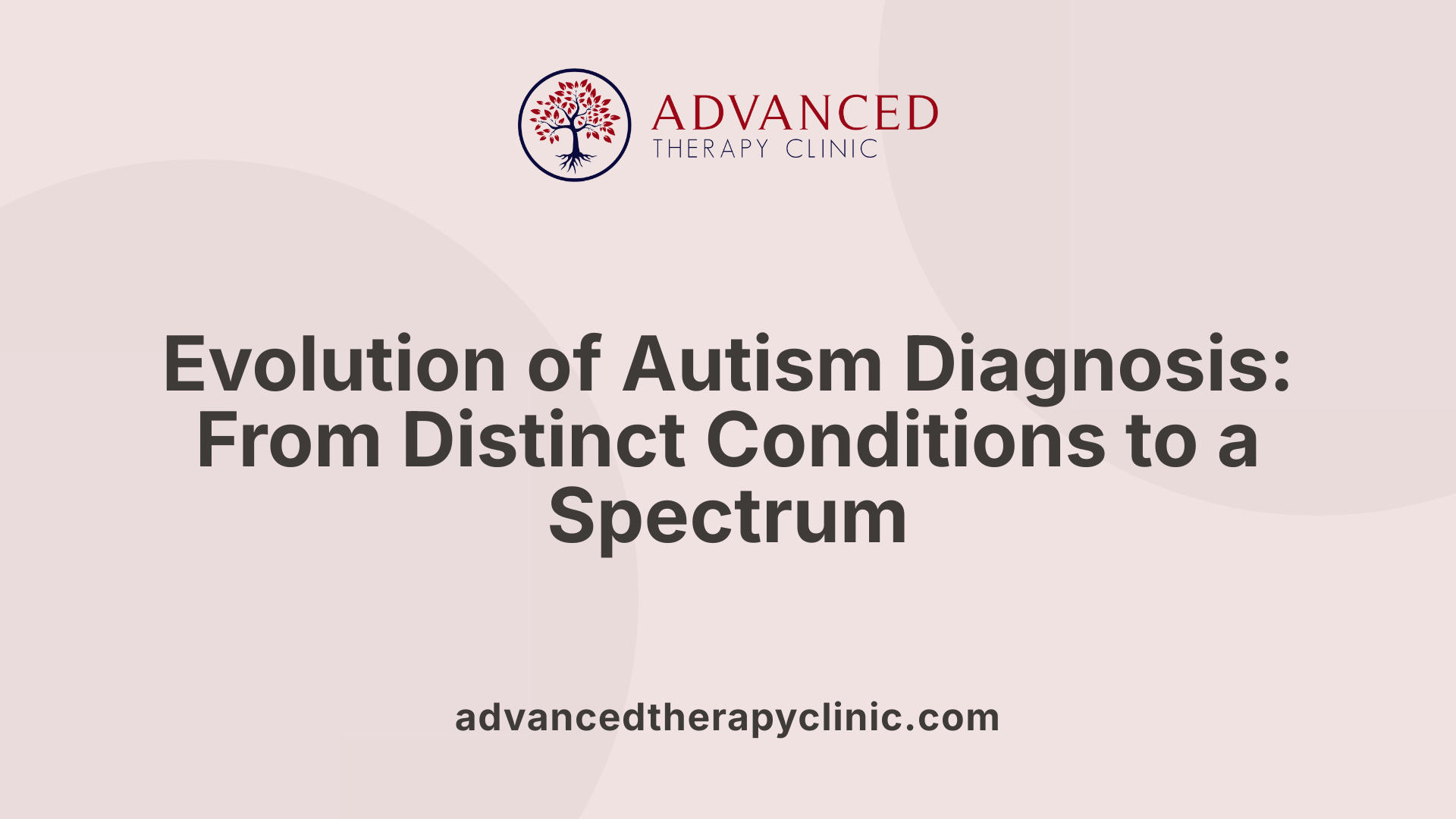 Evolution of Autism Diagnosis: From Distinct Conditions to a Spectrum