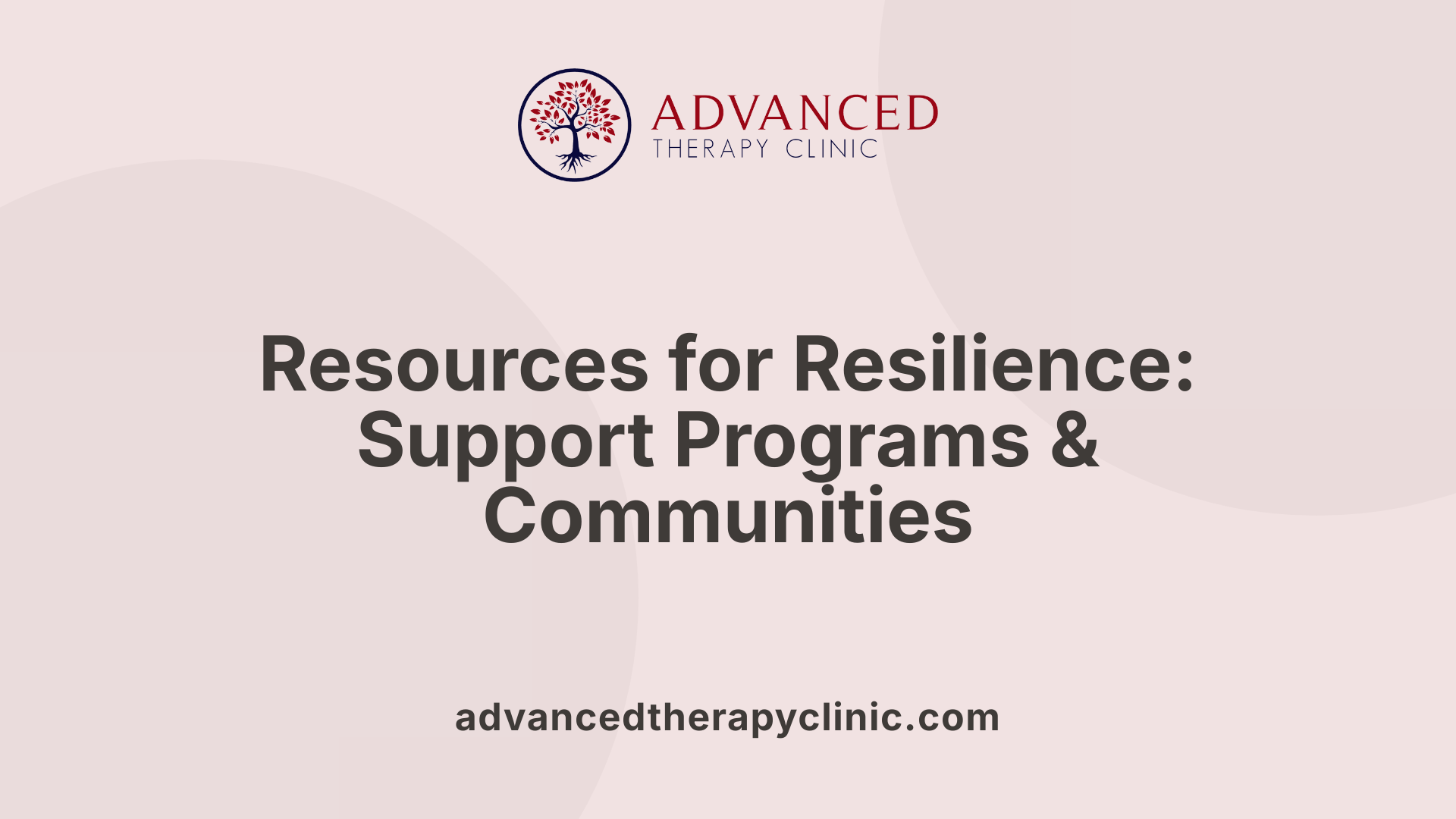 Resources for Resilience: Support Programs &amp; Communities