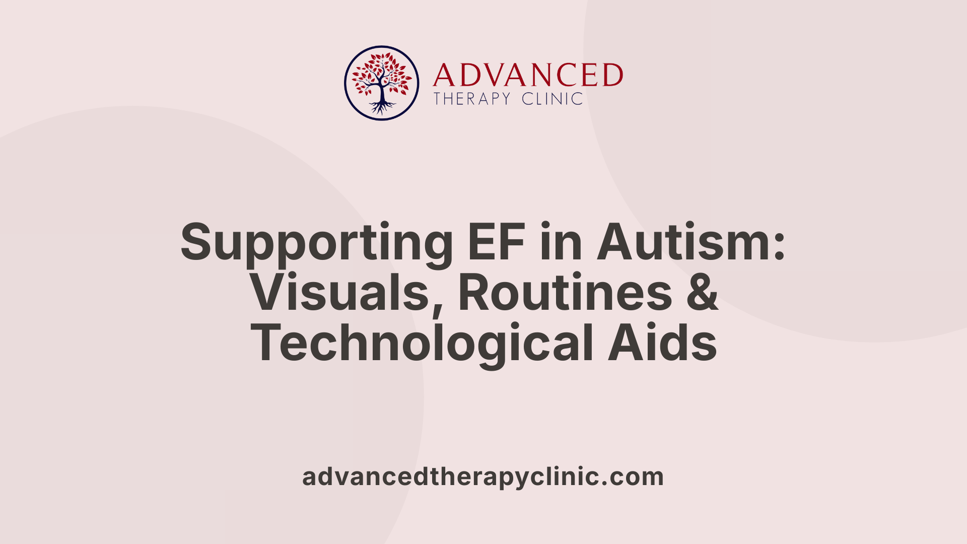 Supporting EF in Autism: Visuals, Routines &amp; Technological Aids