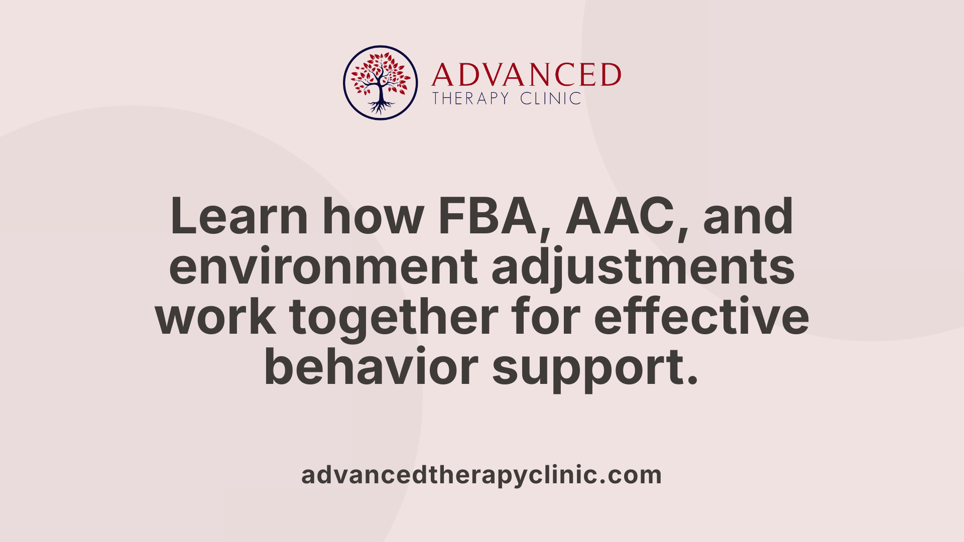 Learn how FBA, AAC, and environment adjustments work together for effective behavior support.