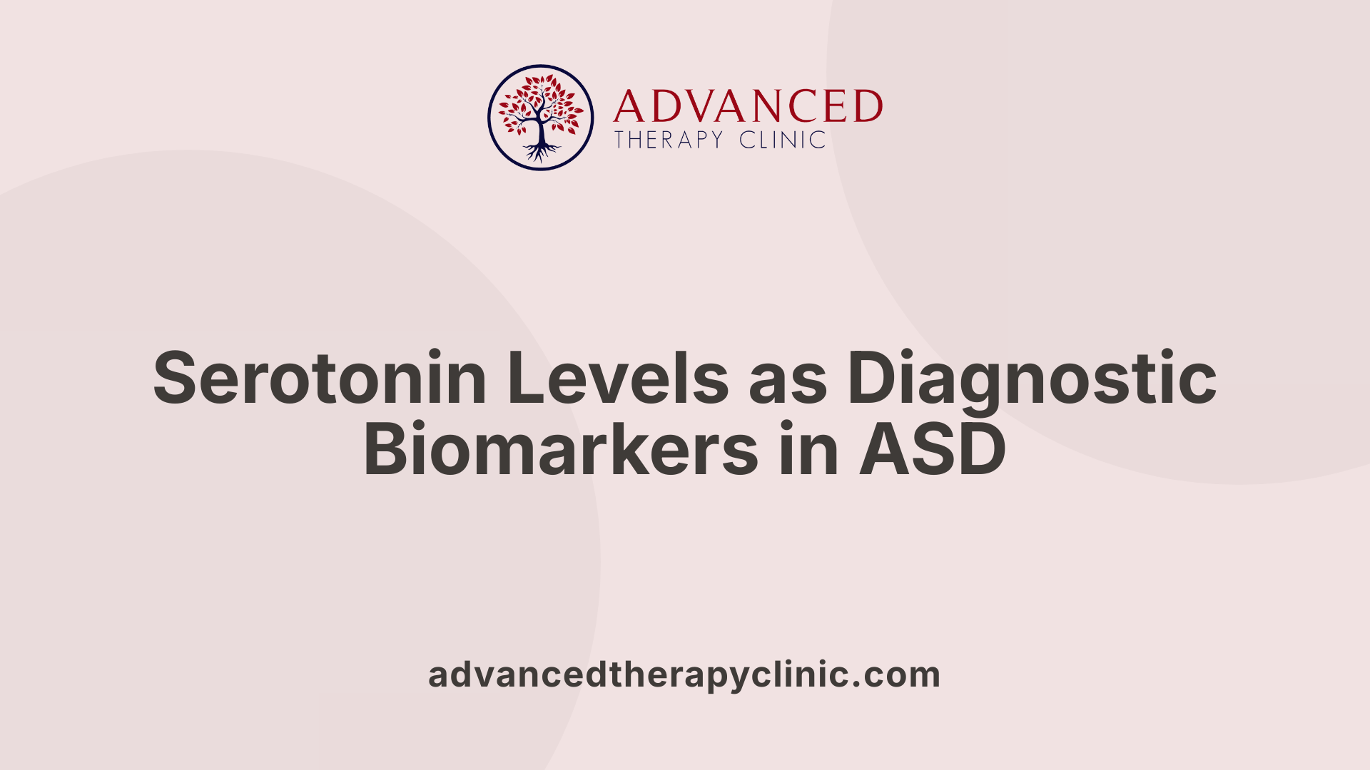 Serotonin Levels as Diagnostic Biomarkers in ASD