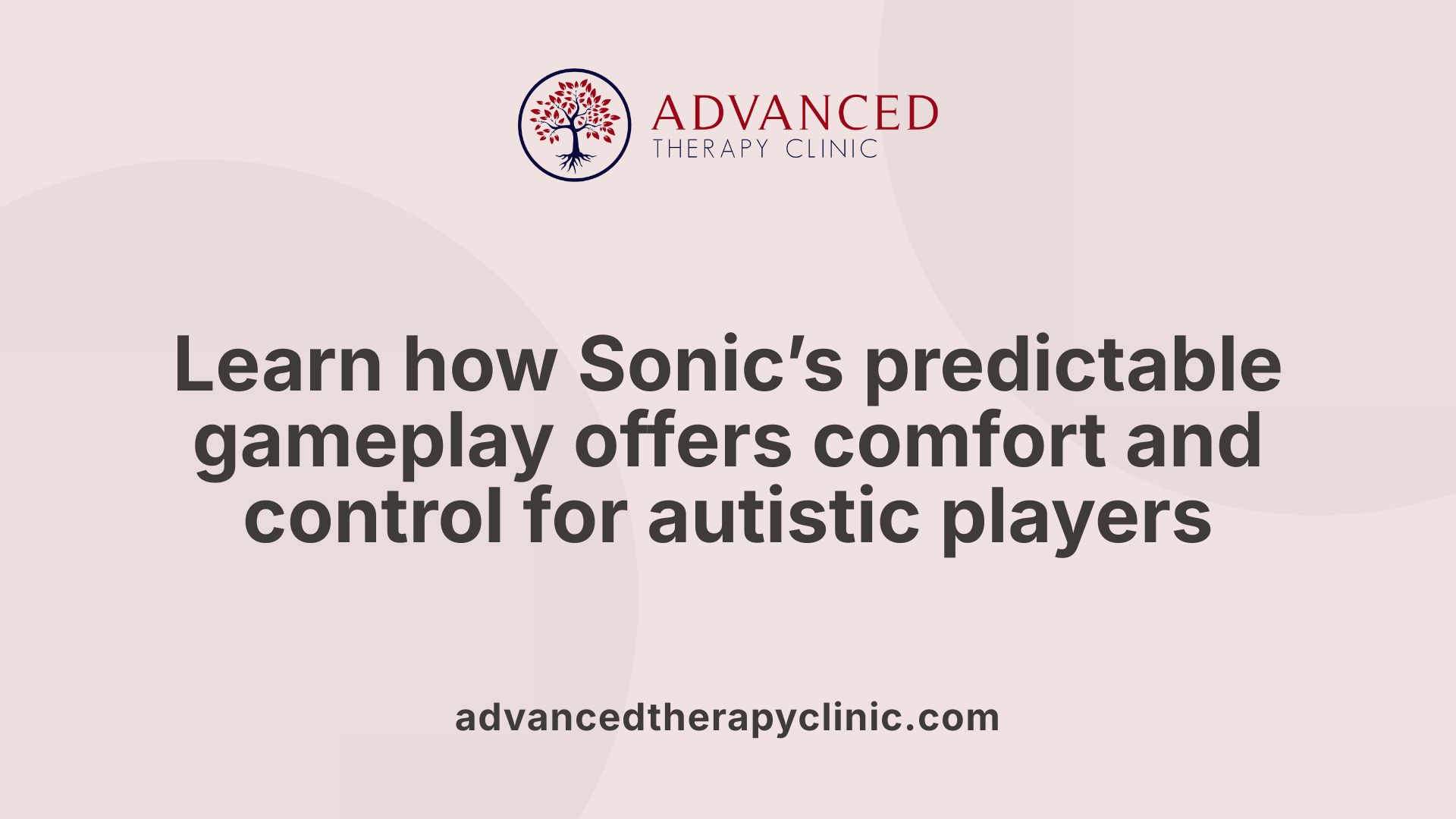 Learn how Sonic’s predictable gameplay offers comfort and control for autistic players