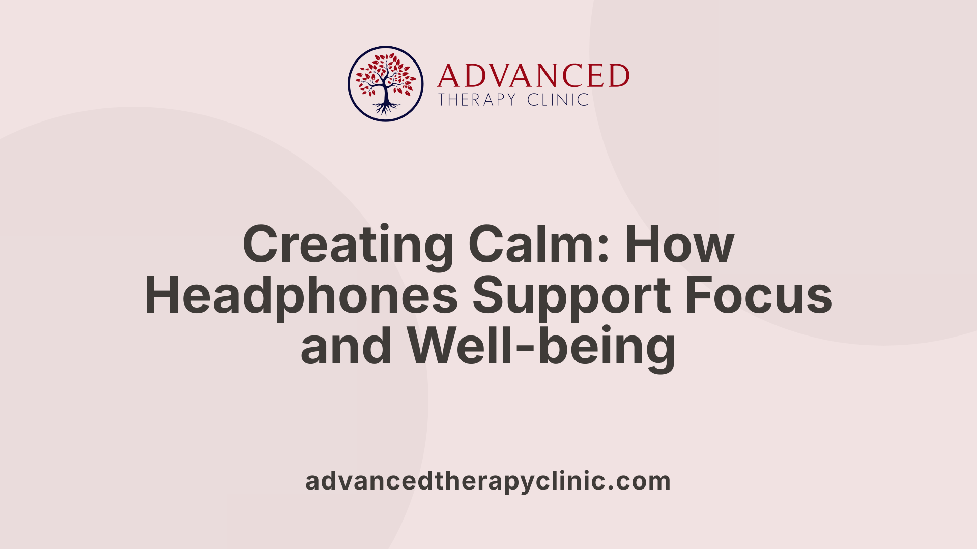 Creating Calm: How Headphones Support Focus and Well-being