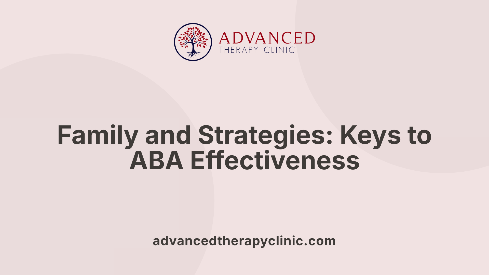 Family and Strategies: Keys to ABA Effectiveness