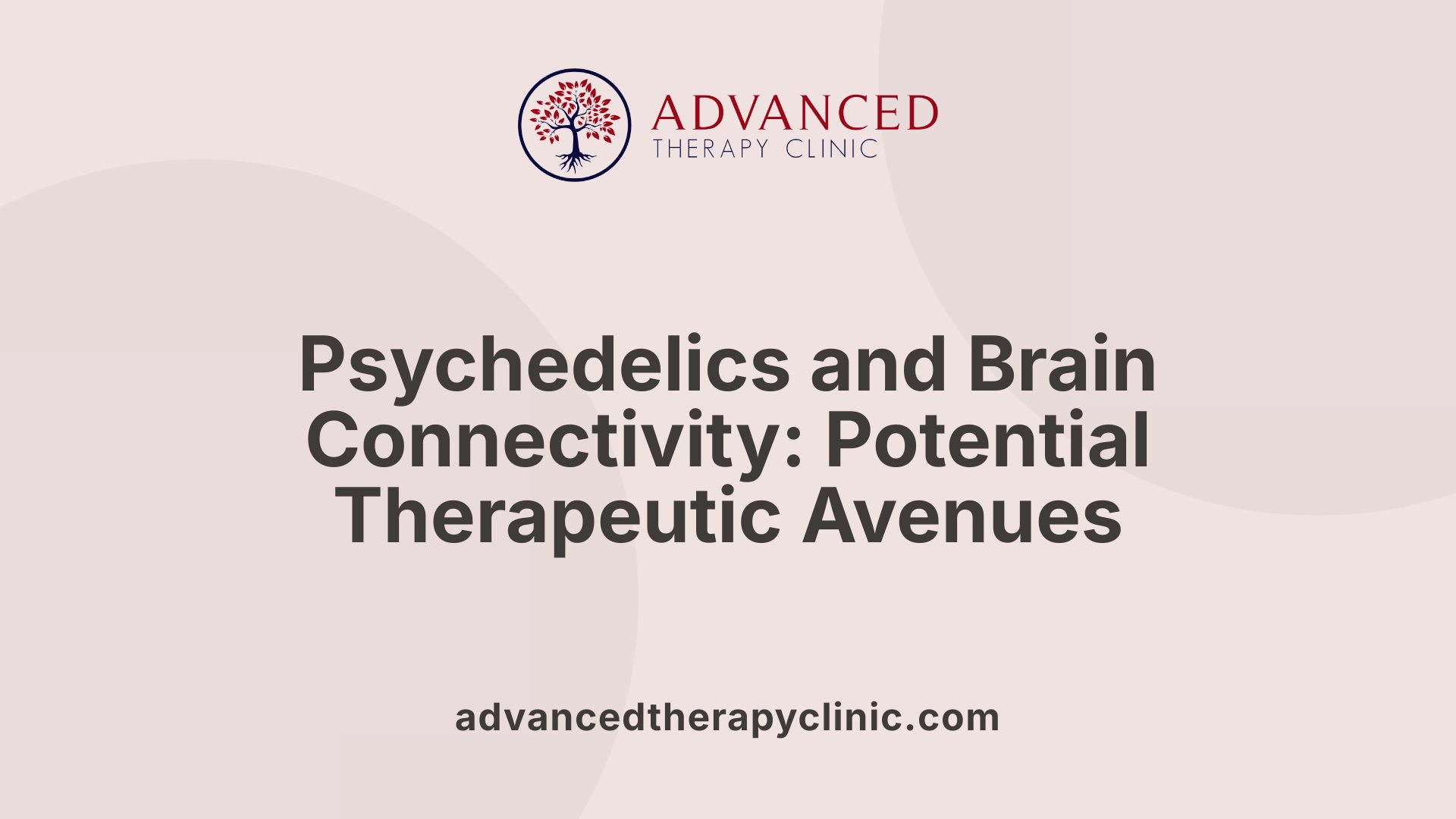 Psychedelics and Brain Connectivity: Potential Therapeutic Avenues