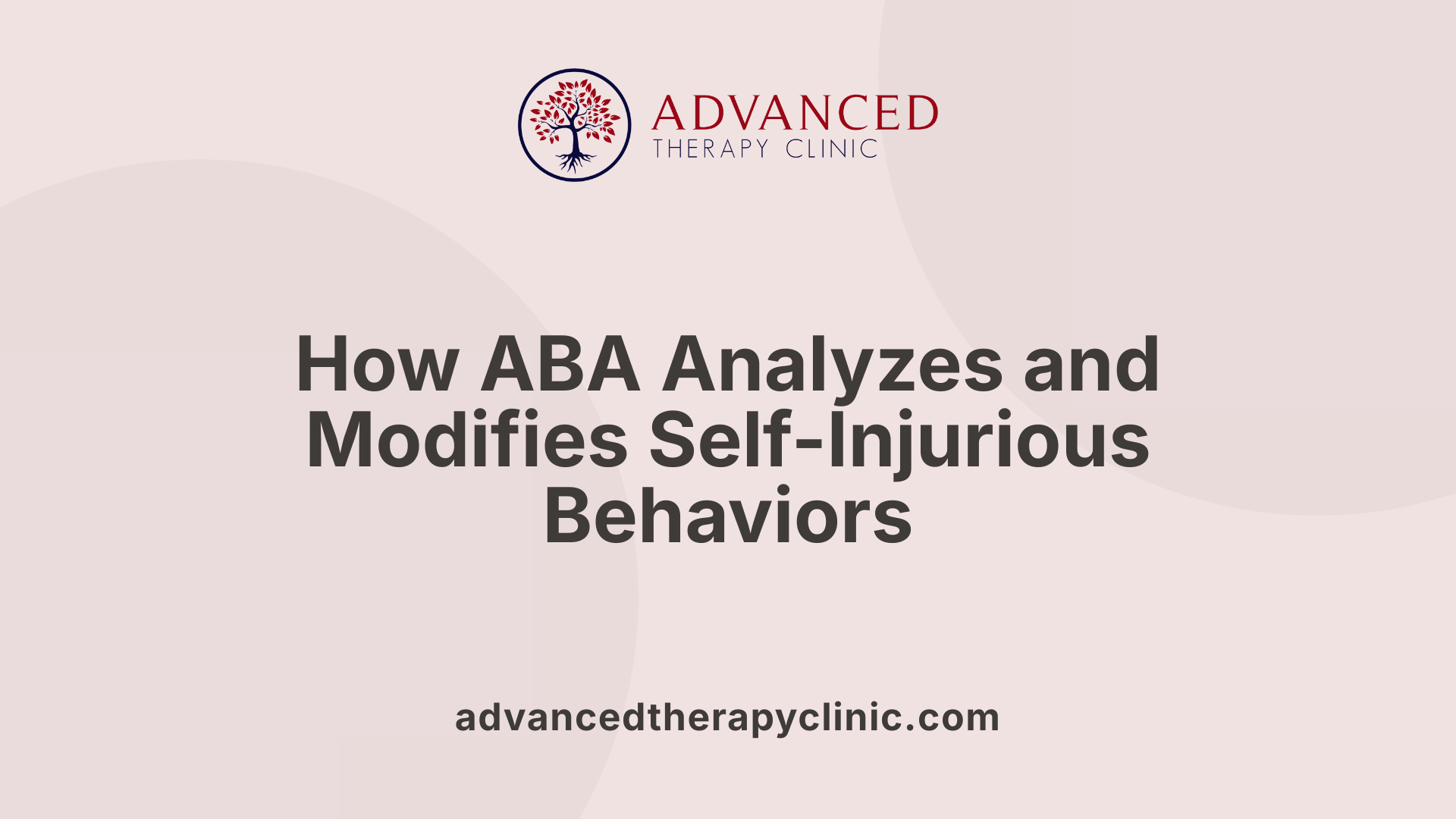 How ABA Analyzes and Modifies Self-Injurious Behaviors