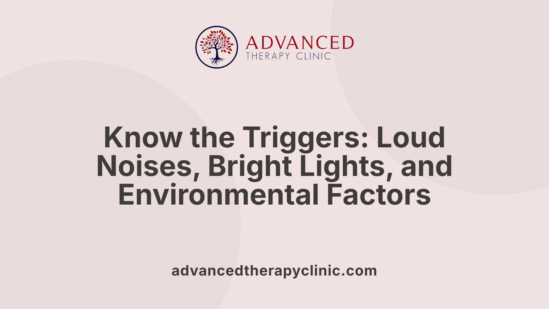 Know the Triggers: Loud Noises, Bright Lights, and Environmental Factors