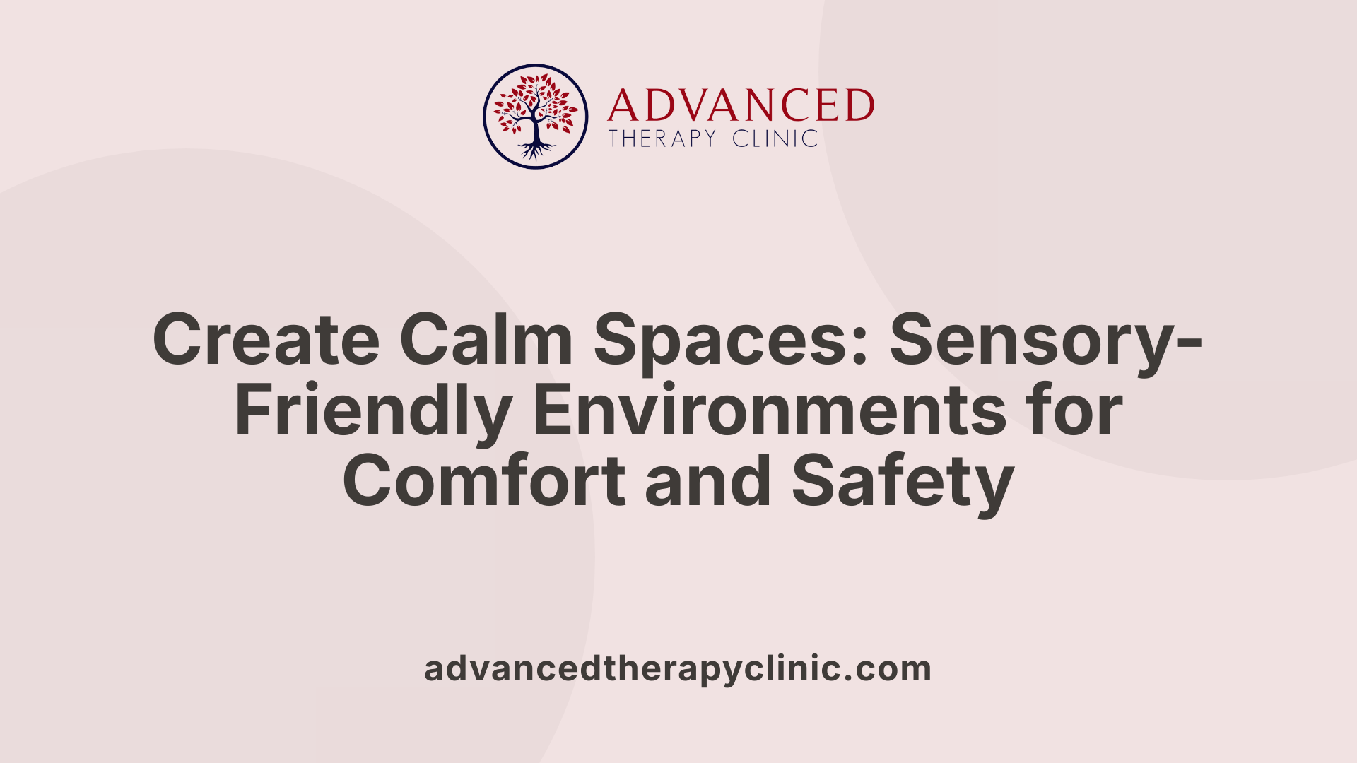 Create Calm Spaces: Sensory-Friendly Environments for Comfort and Safety