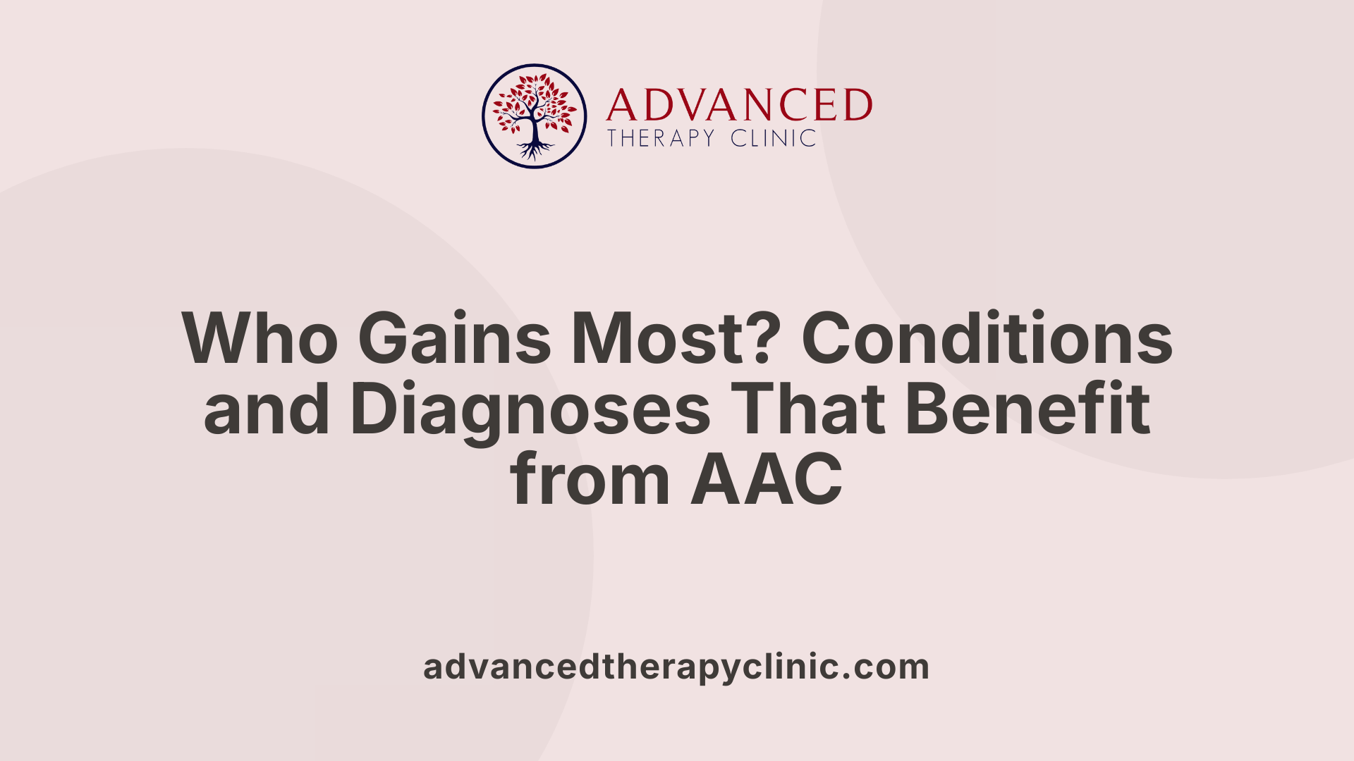 Who Gains Most? Conditions and Diagnoses That Benefit from AAC