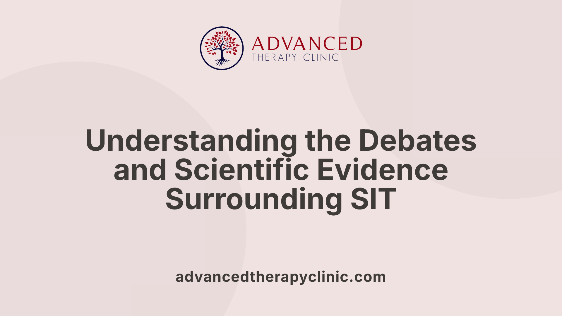 Understanding the Debates and Scientific Evidence Surrounding SIT