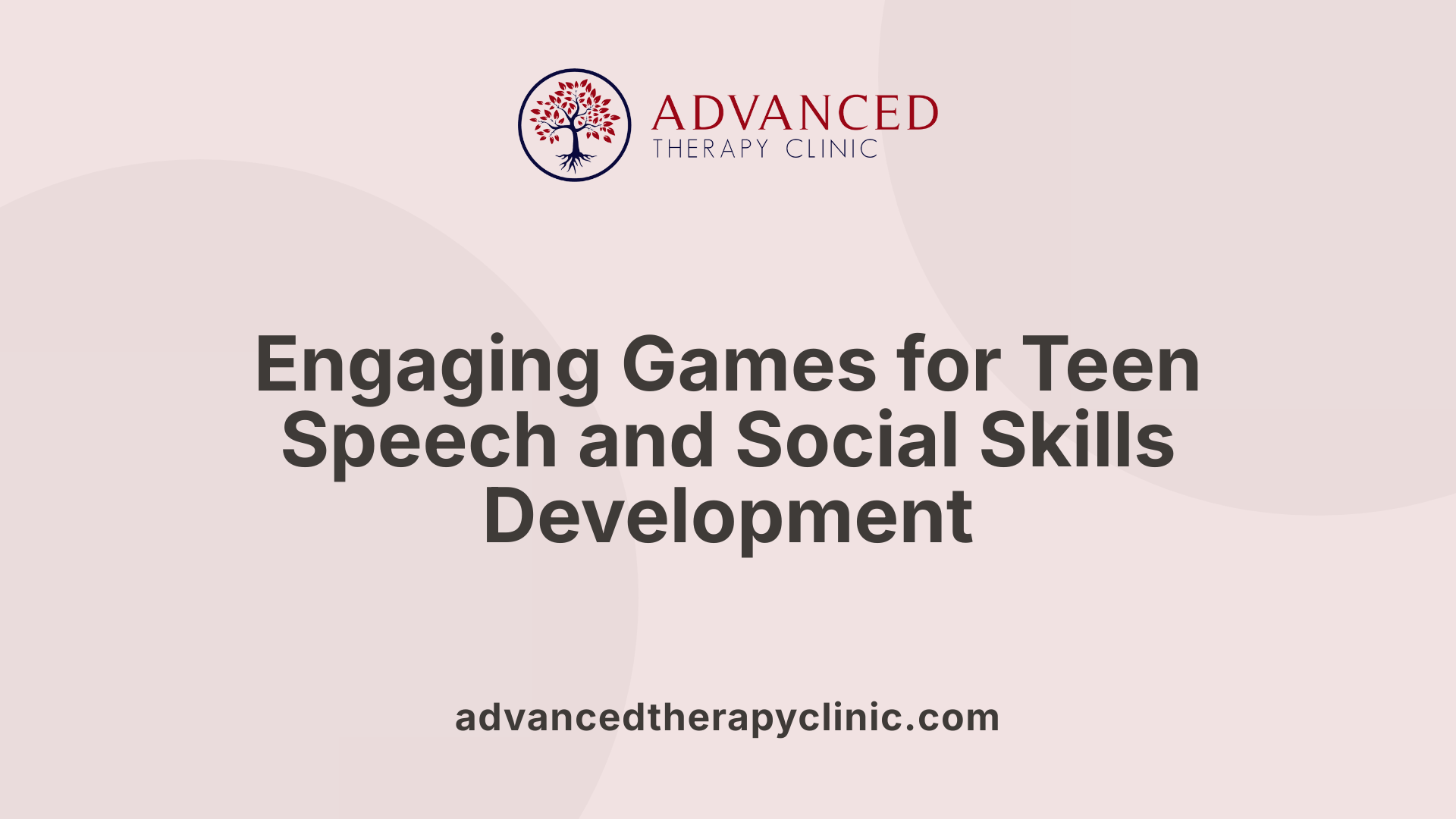 Engaging Games for Teen Speech and Social Skills Development