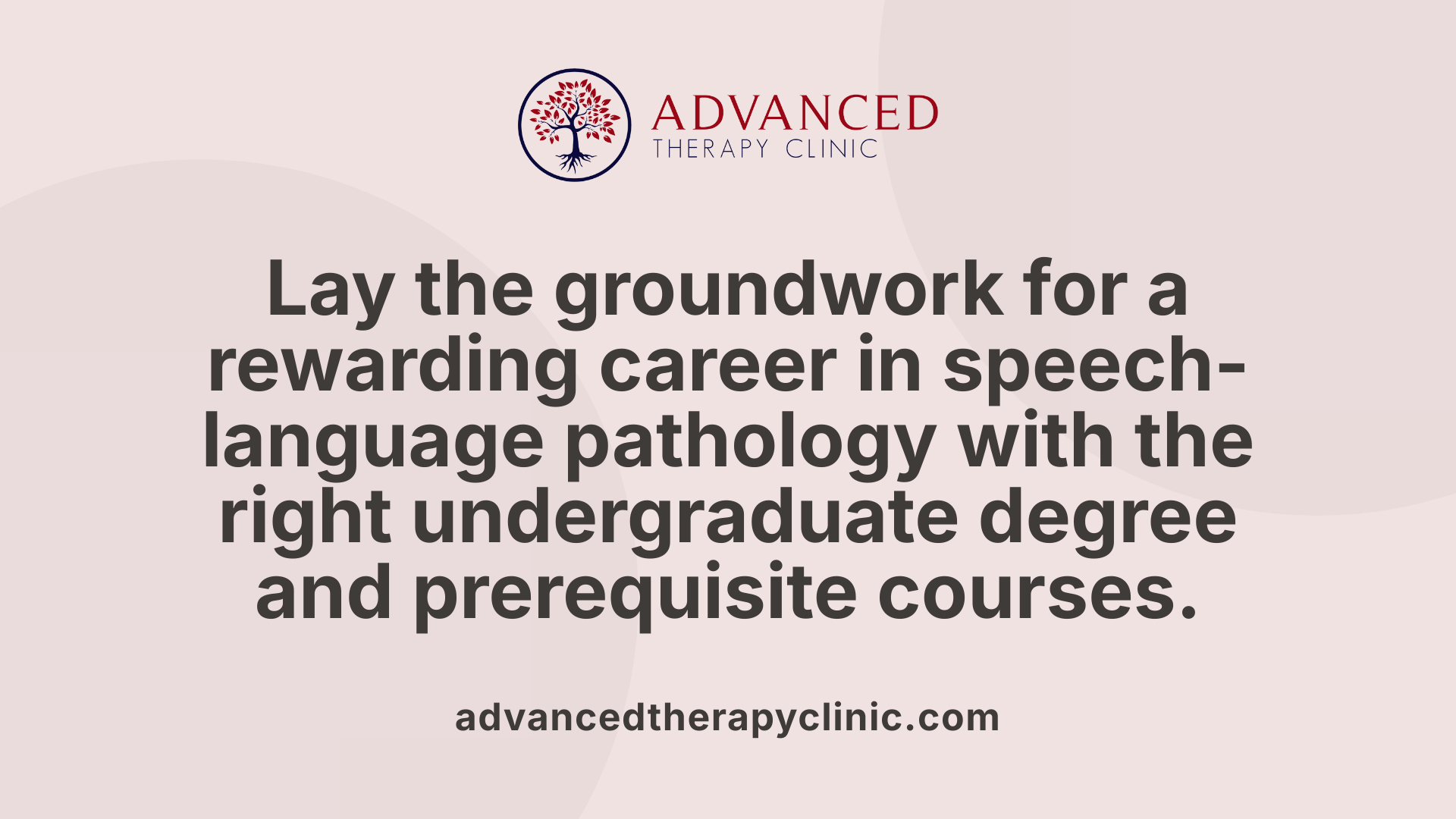 Lay the groundwork for a rewarding career in speech-language pathology with the right undergraduate degree and prerequisite courses.