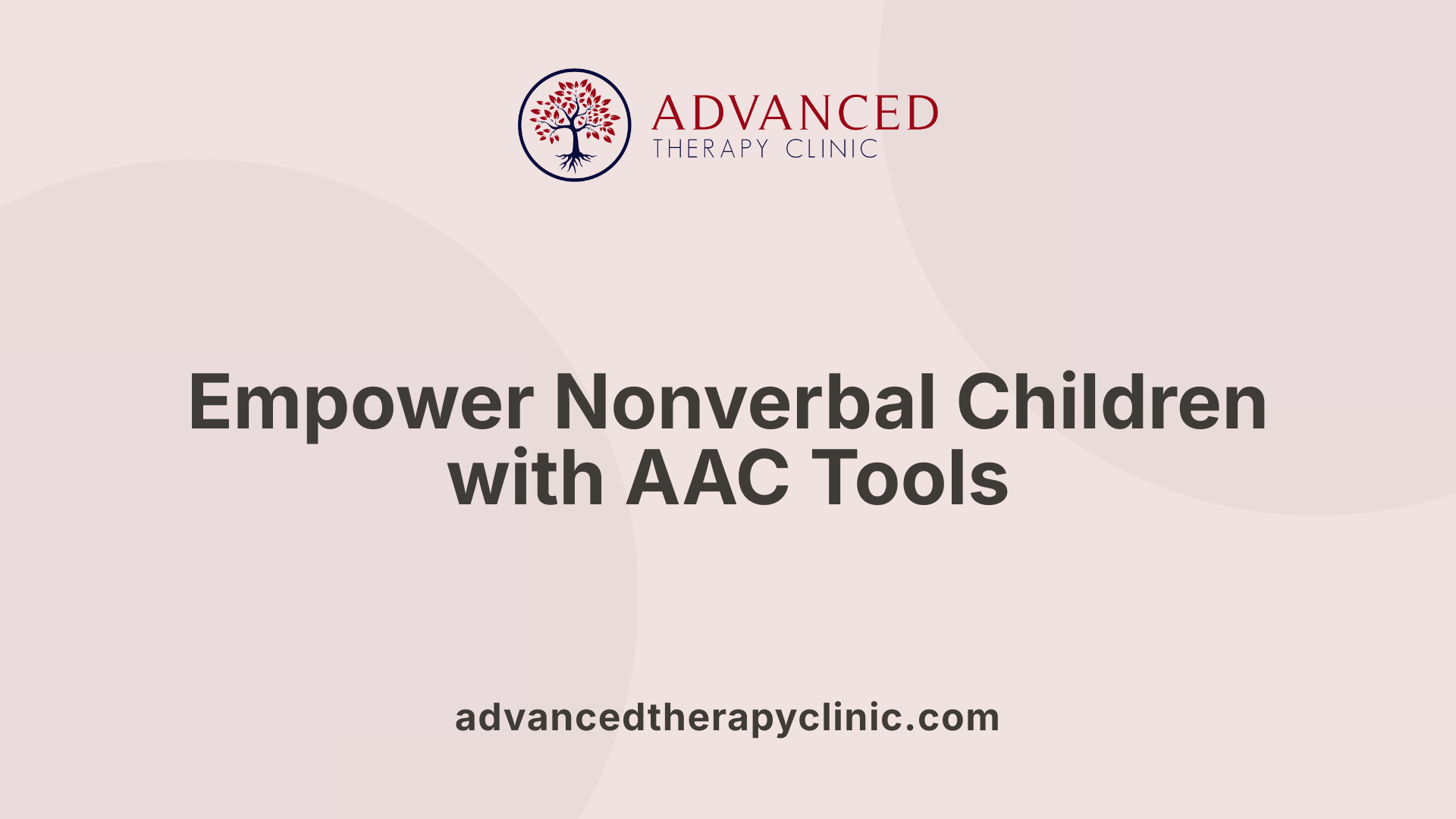 Empower Nonverbal Children with AAC Tools