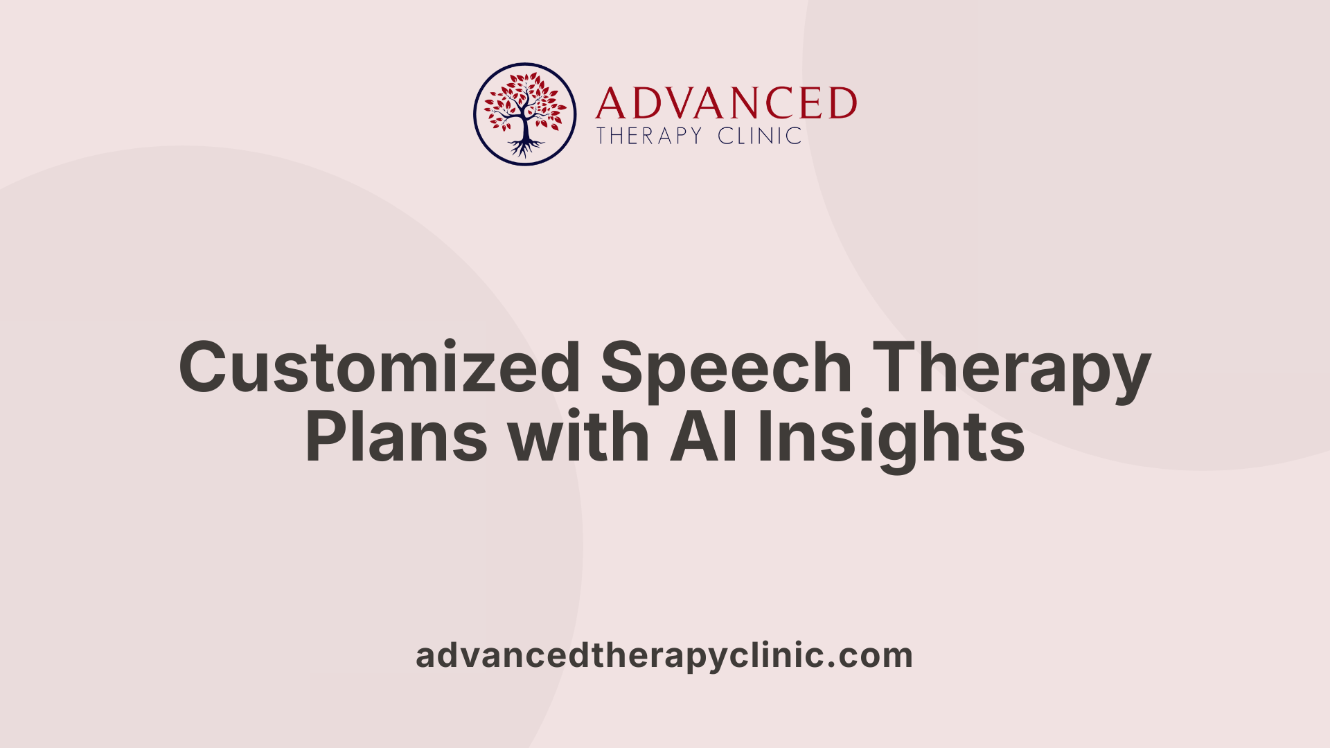Customized Speech Therapy Plans with AI Insights