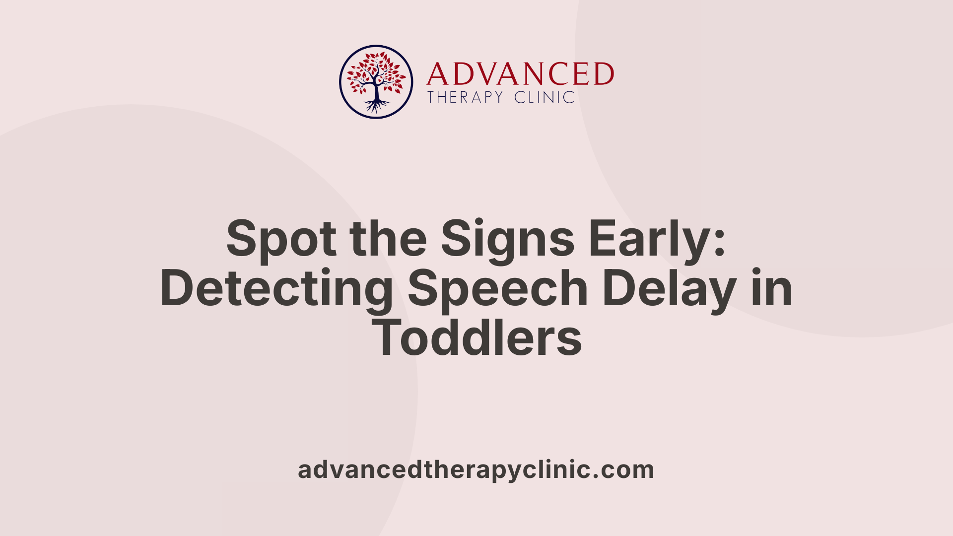 Spot the Signs Early: Detecting Speech Delay in Toddlers