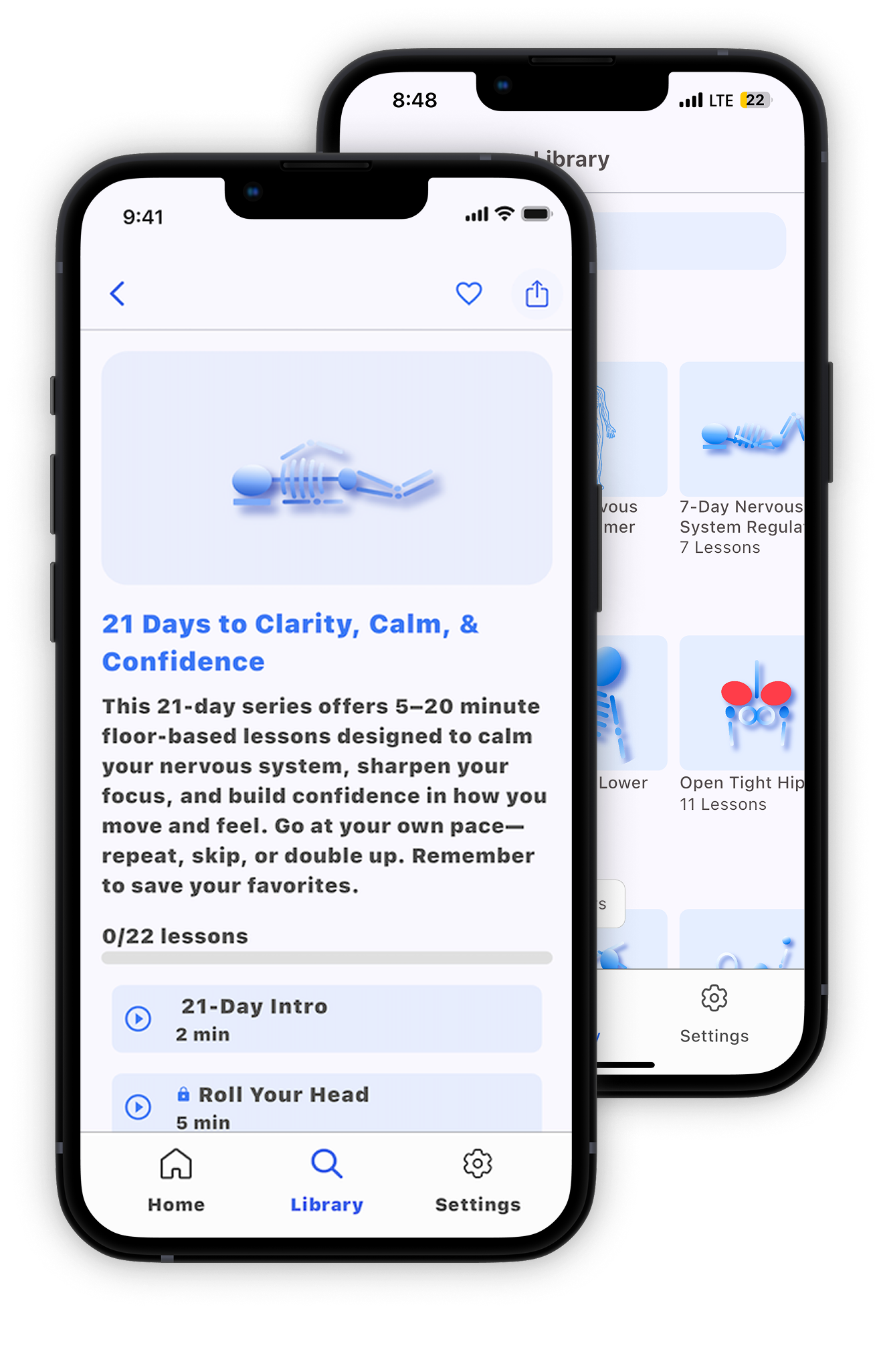 An image of a mobile phone displaying the Pauseture app.