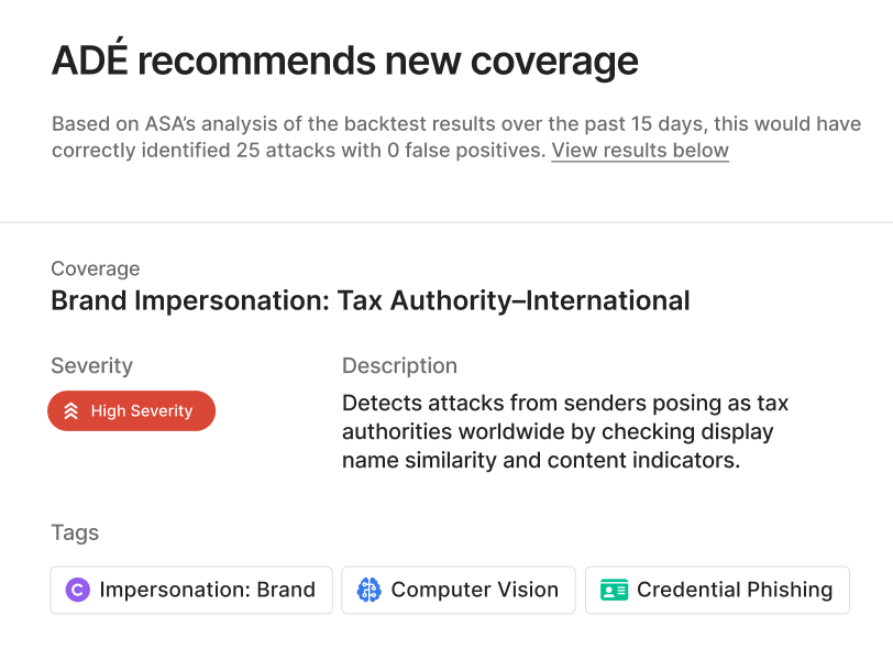 A screen shot of a website page with a link to the ade's.