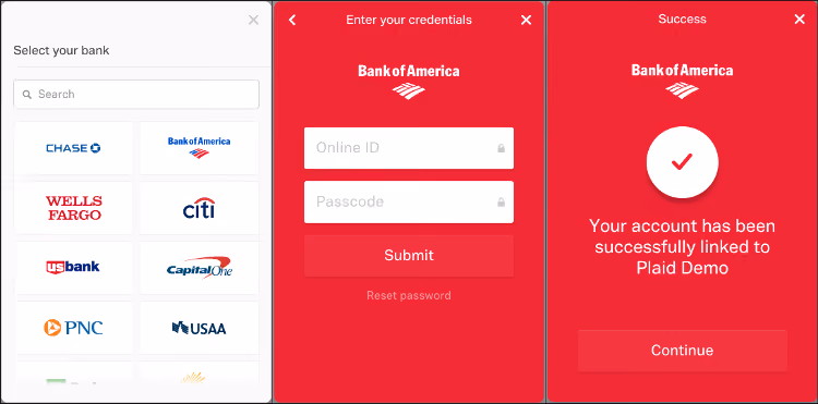 Plaid Authentication Flow