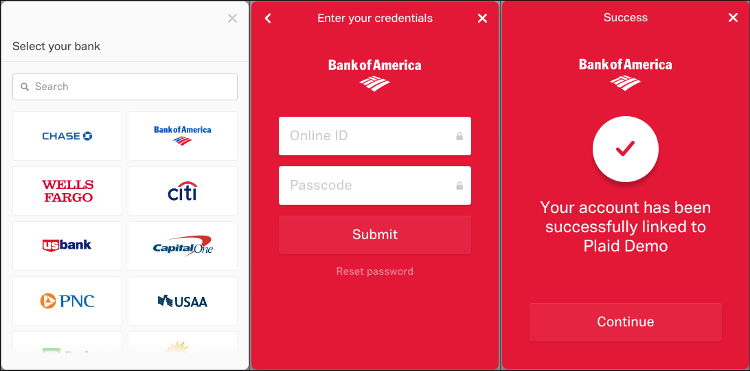 Plaid Authentication Flow