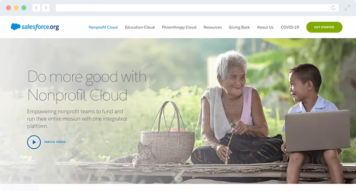 Salesforce is one of the best Zapier integrations for improved marketing and fundraising management.