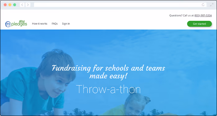 99Pledges empowers schools through its team-based donation platform.