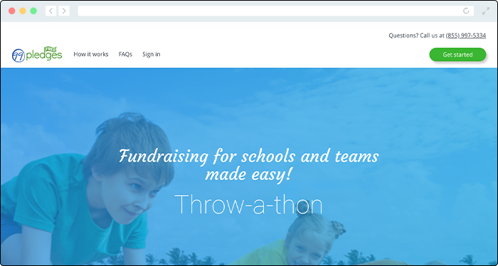 99Pledges' online donation tools simplify fundraising for schools.