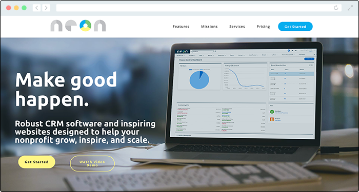 NeonCRM offers the top online donation tool for managing constituent data.