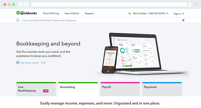 Explore QuickBook's nonprofit software for finance management.