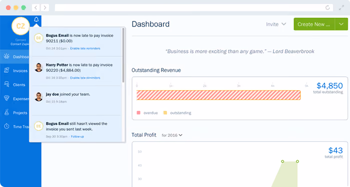 Explore FreshBook's nonprofit software for cloud-based accounting.