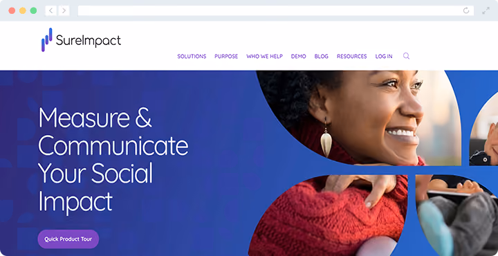 Check out the SureImpact website to learn more about their nonprofit software.