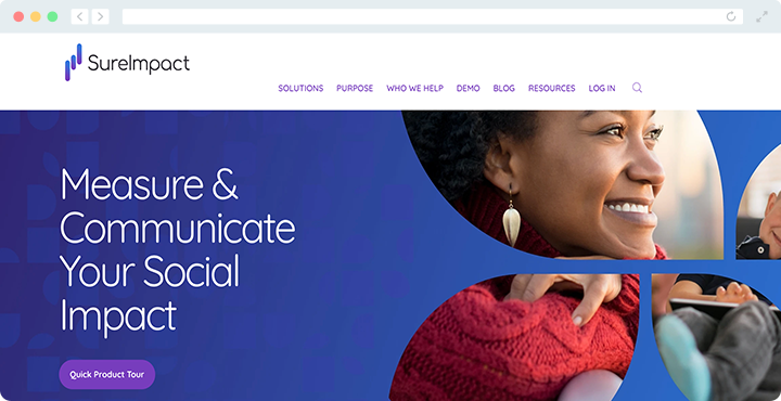 Check out the SureImpact website to learn more about their nonprofit software.