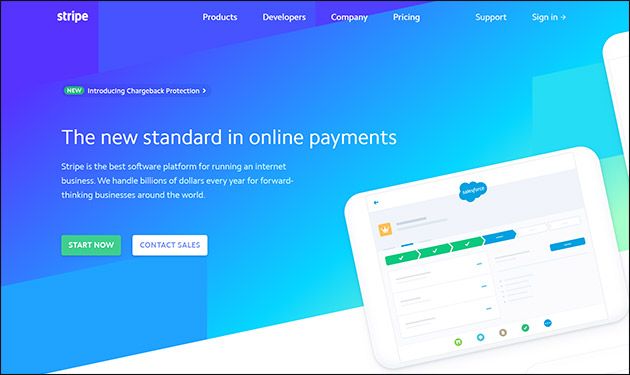 Learn more about Stripe's online donation tools.