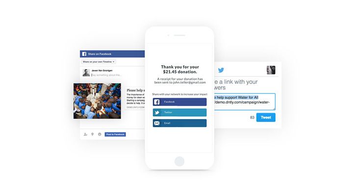 Sharing peer-to-peer fundraising pages on social media is an effective way of obtaining donations.