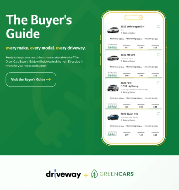 Greencars website buyers guide image