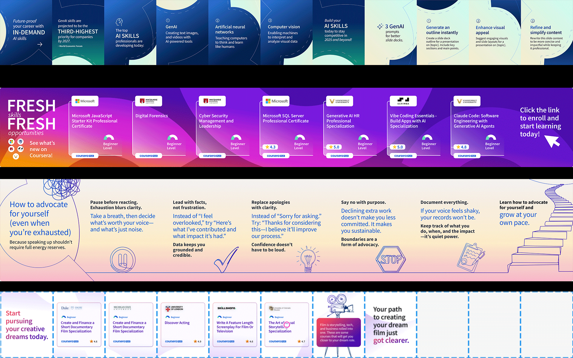 Coursera Inc.: Color & Composition Experimentation, Exploration, & Evolution