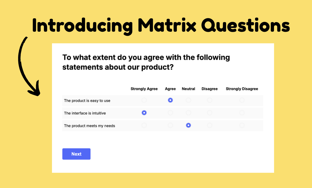 Matrix Questions: How to Use Them in User Research