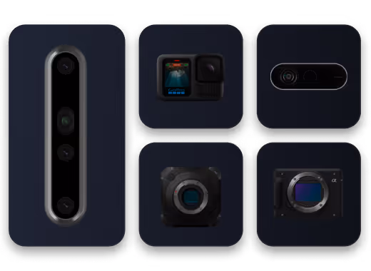 a tile of supported cameras