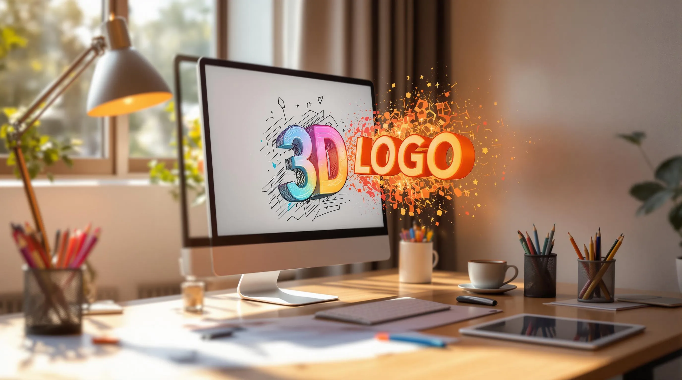 How AI Converts Sketches to 3D Logos