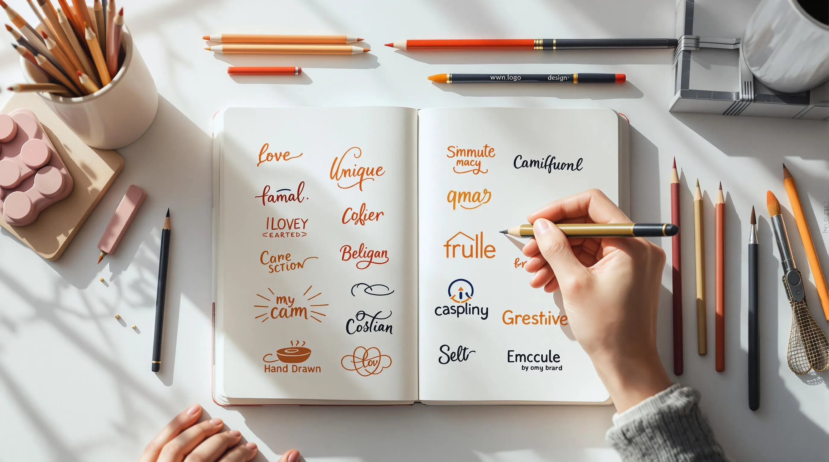 Hand-Drawn Logo Design Guide: Best AI Prompts for Unique Branding