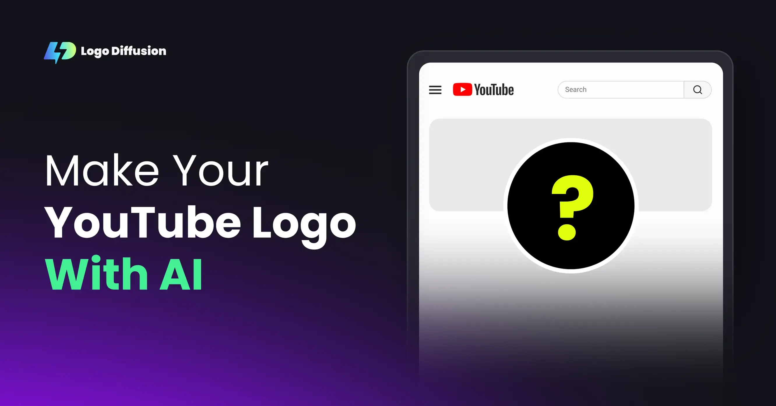 AI-generated YouTube logo