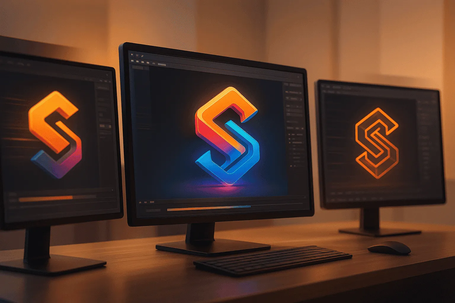Multi-GPU 3D Logo Rendering Guide | Faster, Smarter Designs