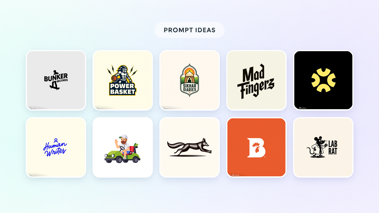 10 Prompt Ideas for Unique Logo Designs Created with AI