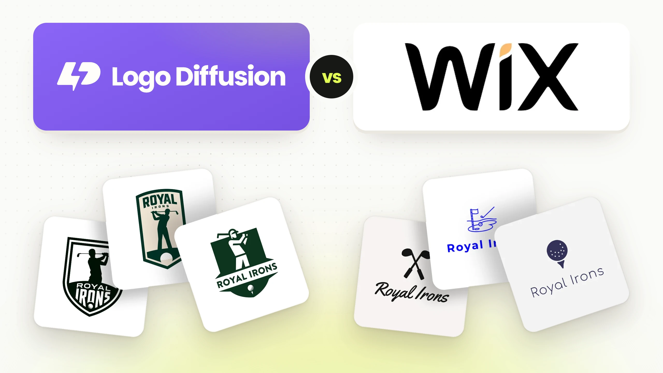 Logo Diffusion vs Wix Logo Maker: Detailed Comparison of AI Logo Tools