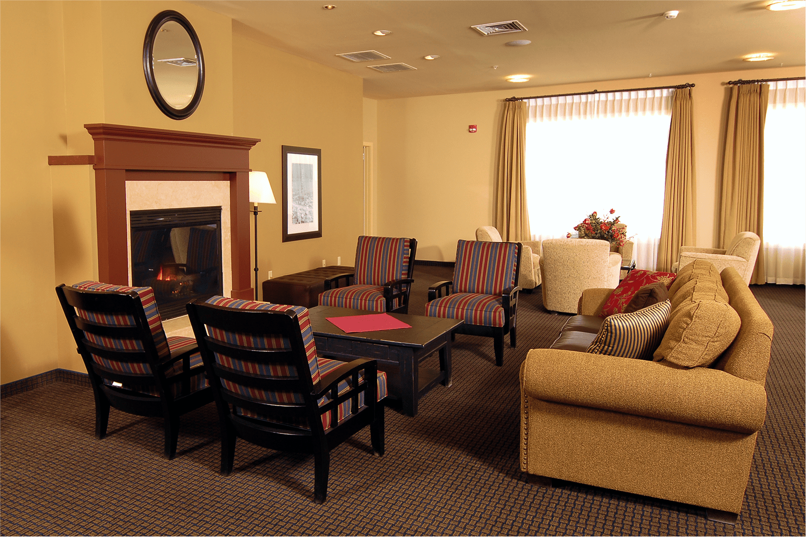 Various areas of our Diner Restaraunt, with throwback aesthetics, and great views.