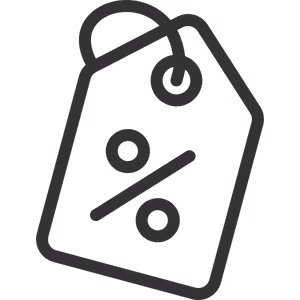 Discount tag icon